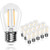 BRIMAX 2W S14 Replacement LED Light Bulbs, Shatterproof, 2200K Warm White, 11W Equivalent, E26 Edison Base Non-dimmable, Plastic LED Filament Bulb for Outdoor String Lights Replacement, 15Pack