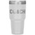 JFWcreations Golf Coach Tumbler - Golf Coach Gift 30oz Insulated Engraved Stainless Steel Golf Coach Cup White