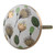 Indian Shelf 4 Pack Knob Hardware|Flower Knobs for Cabinets & Drawers|White Knobs for Dresser Drawers Kids|Ceramic Nursery Knobs for Dresser|Cabinet Knobs & Pulls|Kitchen Cabinet Door Pulls