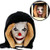 Scary Peeper - Clown Halloween Decoration - Giggle - the True-to-Life Window Prop
