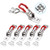 E-TING 6-Pack 4001 330Lbs Holding Capacity Adjustable Toggle Latch Clamp Smoker Latch Clamps 150Kg Quick Release Pull Latch +24 Screws for Various Tool Box