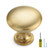 Ravinte 5 Pack Gold Cabinet Hardware Zinc Cabinet Door Knobs Drawer Knobs Kitchen Cabinet Knobs Gold Dresser Drawer Handles Brushed Brass Drawer Pulls