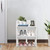 Ejoyous 3 Tiers Shoes Rack, White Wood Plastic Modern Space-Saving Display Shoe Tower, Freestanding Shoes Shelves Storage Organizer Closet Holder Container for Home Office, Hold 6 Pairs