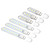 PATIKIL USB Night Light, 6 Pack Portable Plug-in Mini LED Lamp Stick with 3 Beads 8 Beads for Home Decor Reading Sleeping Camping, White