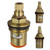 1PCS Replacement Brass Ceramic Stem Disc Cartridge Faucet Valve for Bathroom Kitchen Tap,A