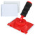 Trim Paint Edger Set with Guide Wheels and Rotatable Handle, Including Two Replacement Pads, Corner Walls & Ceilings Pad Painter Easily Trim Wall Corners and Hard-to-Reach Areas