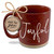 Lighthouse Christian Products Powerful Words Joyful Red 16 Ounces Coffee Cup Mug