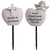 Angel and Cross Cemetery Grave Vases?Grave Decorations for Cemetery?Memorial Gifts for Loss of Loved - Set of 2 for Fresh/Artificial Flowers Headstones Vases with Removable Stakes