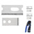 Solsop RJ45 Crimp Tool Replacement Blades, RJ45 Crimper Blades for Pass Through Crimper