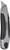 Amazon Basics Soft Grip Retractable Utility Knife with 3 Blades, Black/Silver
