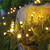 Solar Lights Outdoor Waterproof, Swaying Solar Garden Lights Firefly Lights Decorative Outdoor Lights Yard Lights, Dancing Fireflies Lights for Path Fence, Swaying When Wind Blows