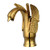Rozin Swan Design Single Hole Bathroom Basin Faucet One Lever Vanity Sink Mixer Tap Gold Polished