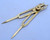NAUTICAL GIFT STORE Solid Brass Divider Drafting Proportional Tool 6" Navigational Compass Caliper