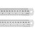 HARFINGTON 2pcs Stainless Steel Ruler 16 Inch 40cm & 20 Inch 50cm Metric English with Conversion Table Metal Ruler Set Straight Edge Millimeter Ruler Measurements Tools for Measuring Drawing