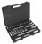 Performance Tool W32901 1/2-Inch Drive SAE Socket Set, 26-Piece, 1-Pack