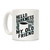 LookHUMAN Hello Darkness My Old Friend Coffee White 11 Ounce Ceramic Coffee Mug