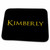 3dRose Kimberly common girl name in the USA. Yellow on black... - Dish Drying Mats (ddm-322782-1)
