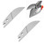 CARCLOTHES Miter Snips Replacement Blade,SK5 Steel Angle shears Blade,2 pcs Miter Trim Cutter Replacement Blade for Miter Cutter,Universal Angle miter Shear Replacement Blade