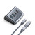 Yottamaster USB 3.2 Hub 4 Ports, Type C to USB 3.2 Gen2 10Gbps Data Hub with 2USB-A & 2USB-C, Powered USB Hub 5V/2A for Laptop, iMac, Surface Pro, XPS, USB Flash Drives, Mobile HDD, and More(1.6ft)