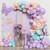 Butterfly Balloon Garland Arch Kit 148pcs Pastel Pink and Purple Balloons with Fairy Wings Butterfly Foil Balloon for Butterfly Baby Shower Wedding Bridal Shower Girls Birthday Decorations Butterfly Balloon Garland Arch Kit 148pcs Pastel Pink and Purple Balloons with Fairy Wings Butterfly Foil Balloon for Butterfly Baby Shower Wedding Bridal Shower Girls Birthday Decorations