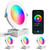 CRESTIN Smart WiFi Recessed Lighting 6 Inch LED Recessed Lights 12W=85W 1000LM RGBCW Color Changing Retrofit Downlight with Junction Box Work with Alexa/Google Assistant (4PC)