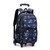 Boys Rolling Backpacks Kids'Luggage Wheeled Bags Kids Trolley School Bags Space-Starry Sky Durable Roller Bookbag with 6 Wheels