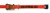 Multiprens 5332-30-RED Red Ratchet Strap 3" x30' with #215 Flat Hook-30ft