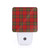 Allgobee Night Light Red-Scottish-Pattern Dusk to Dawn Sensor,Automated On Off,Home Decor for Kitchen,Bathroom,Bedroom