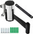 YuegoO Fixed Wall Mount Retractable Barrier Belt, Crowd Control Rope Safety Barriers, Queue Barrier for Bank Park, Hotel, Mall Guardrail (Color : Black, Size : 3M)