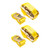 2-Pack Auto Hauler 13"-16" Wheel Bonnet Ratchet Tie-Down Strap