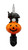 Creative Hobbies Halloween Pumpkin Jack O' Lantern & Black Cat Bubble Night Light | Bubbling Glitter Bulb | Festive Decoration