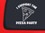 Car Sticker I Support The Pizza Party Funny Love Sauce Toppings Bread Car Window Decal Sticker White 7 Inch