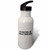 3dRose Id rather be pole dancing. Black lettering on white background. - Water Bottles (wb_327023_2)