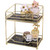 Z PLINRISE Makeup Organizer Shelf, 2 Tier Bathroom Vanity Tray for Perfumes, Makeups, Toiletries and Skincare, Multifunctional Cosmetic Storage Rack for Dresser and Countertop