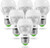 SANSI 60W Equivalent LED Light Bulbs, 22-Year Lifetime, 6 Pack 900 Lumens LED Bulbs with Ceramic Technology,4000K Cool White 9W Non-Dimmable, E26, A15 Efficient & Safe Energy Saving for Home Lighting