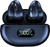 Taanimo Wireless Earbuds with Earhooks Mini Bone Conduction Headphones Waterproof Bluetooth 5.3 Open Ear Earbuds Cycling Earpiece Noise Canceling Headset Sports Earphones