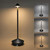 Nryul Cordless Table Lamp,3 Colors Stepless Dimming Up,Portable LED Desk Lamp,Minimalist Design,Mordern Rechargeable Nightstand Lamp in Aluminum for Bars,Restaurant,Living Room (Black) Nryul Cordless Table Lamp,3 Colors Stepless Dimming Up,Portable LED Desk Lamp,Minimalist Design,Mordern Rechargeable Nightstand Lamp in Aluminum for Bars,Restaurant,Living Room (Black)