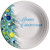Fiesta 9" Round Luncheon Plate Merry Christmas (Blue)