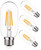 MMBGJKG Dimmable T45 LED Edison Bulb,2700K Warm White,5W Antique Tubular LED Filament Bulbs,60 Watt Equivalent E26 Base,Pack of 4