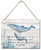 Bible Verse Printed Wood Plaque Sign Wall Hanging, Home Wall Decor When You Go Through Deep Waters I Will Be With You Scripture Rustic Hanging Wall Plaque Wood Signs, Isaiah 43:2 Christian Sign