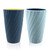 2Pack Unbreakable Toothbrush Cup Bathroom Tumbler, Soft and Durable, Bathroom Cup Toothbrush Tumbler Toothbrush Holder (Light Blue and Dark Blue)
