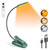 Glocusent Willow Book Light for Reading in Bed, 10LED Bright Reading Light, 3 Colors & 3 Brightness, Rechargeable Book Light Lasts for 80hr, Lightweight Clip on Book Light, Perfect for Book Lovers