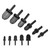 6Pcs Tube Expander Copper Pipe Swaging Tool Pipe Swage Tool Drill Bit (Triangular handle)