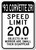 1993 93 CHEVY CORVETTE ZR1 Speed Limit Garage Sign, Metal Novelty Sign, Man Cave Wall Decor - 10x14 inches