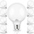 winshine 8 Pack Globe Bathroom Light Bulbs 4000K Natural Daylight, 5W G25 LED Vanity Light Bulb 60W Equivalent, Makeup Mirror, Standard E26 Medium Base, 550LM, Non-dimmable,8 Count (Pack of 1)