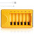 Skywolfeye 6 Bay AA AAA Battery Charger, Smart USB AA Battery Charger for AA AAA NiMH NiCD 1.2V Rechargeable Batteries (No Battery)