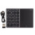 22 Keys Wireless Numeric Keypad, 2 in 1 Wireless Bluetooth 4.2 Number Pad with Touchpad, Portable Wireless Numeric Keypad for Computers(Iron Gray)