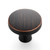 Ravinte 30 Pack Drawer Pulls 1-1/4 Inch Kitchen Cabinet Knobs Solid Round Dresser Drawer Knobs Oil-Rubbed Bronze Dresser Knobs Drawer Knobs Simple Cabinet Hardware for Cupboard Drawer Pulls