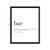 Serif Design Studios Bae Definition - Unframed Art Print Poster Or Greeting Card