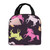 Reusable Lunch Tote Bag Rainbow Unicorn Pattern Insulated Lunch Bag Durable Cooler Lunch Box